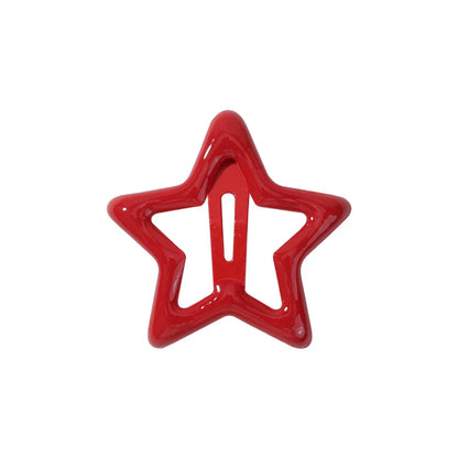 Kid'S Cute Cartoon Star Plastic Hair Clip