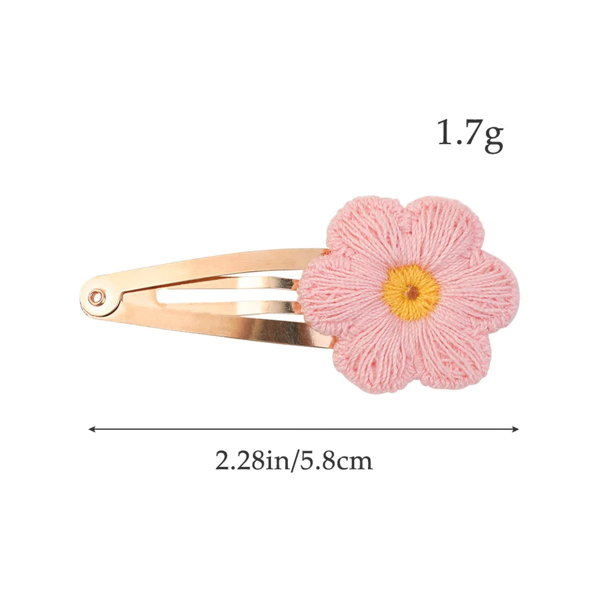 Kid'S Cute Flower Cloth Hair Clip