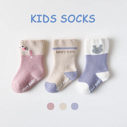 Kid'S Cute Round Dots Stripe Solid Color Cotton Jacquard Ankle Socks 1 Pair