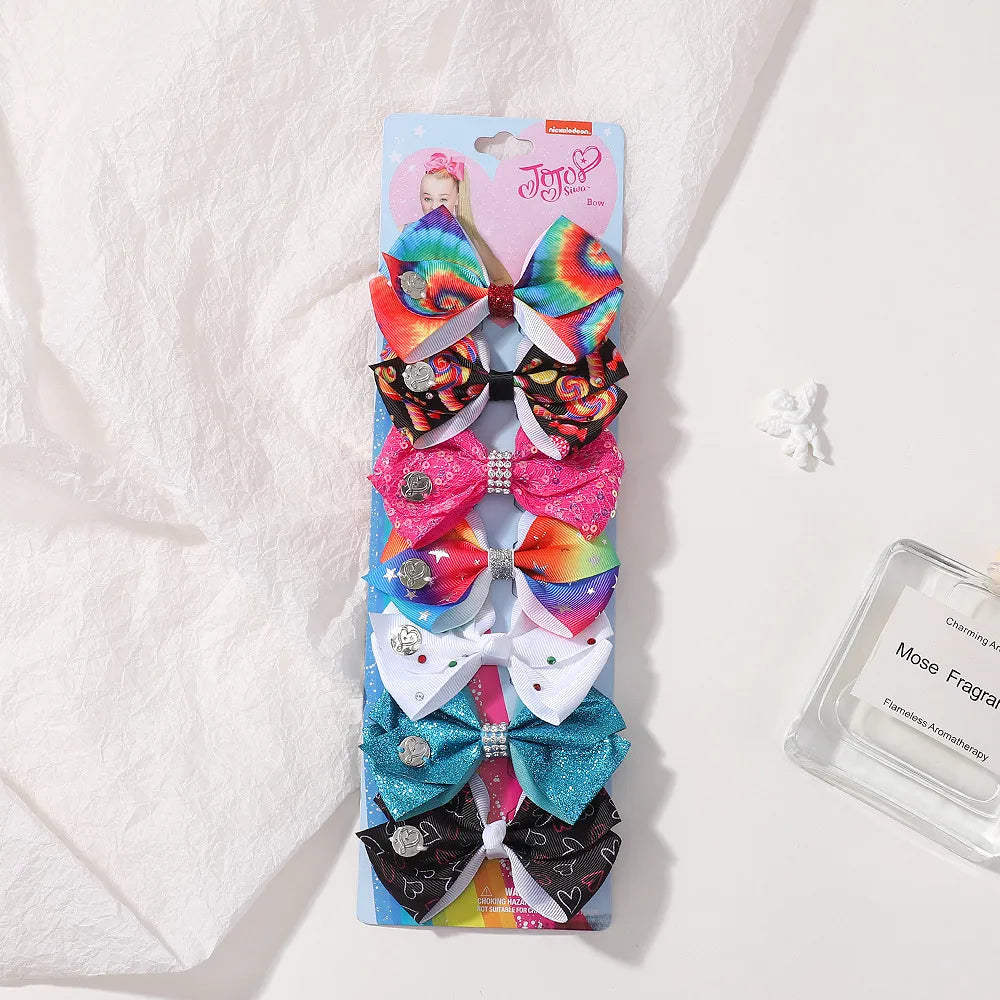 Kid'S Cute Sweet Bow Knot Polyester Hair Clip