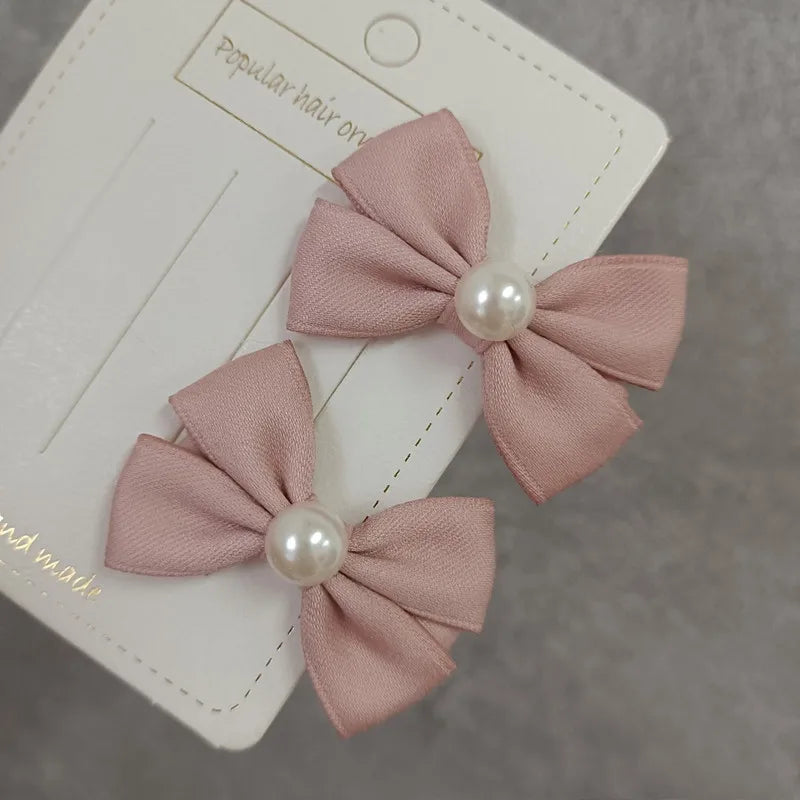 Kid'S Cute Sweet Bow Knot Ribbon Hair Clip