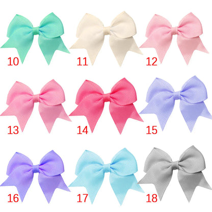 Kid'S Cute Sweet Korean Style Bow Knot Polyester Hair Clip