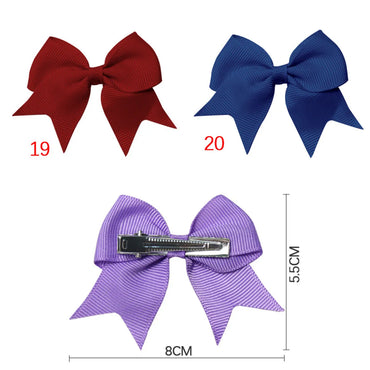 Kid'S Cute Sweet Korean Style Bow Knot Polyester Hair Clip