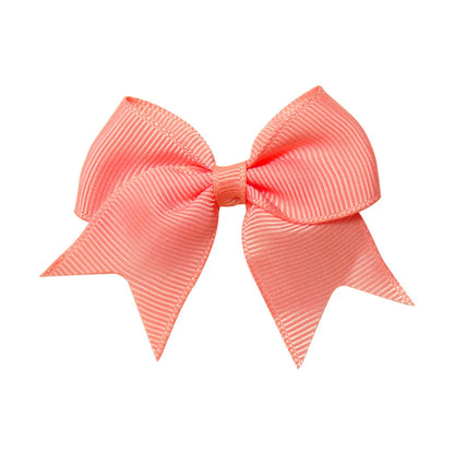 Kid'S Cute Sweet Korean Style Bow Knot Polyester Hair Clip