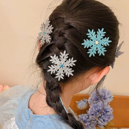 Kid'S Classic Style Korean Style IG Style Snowflake Hair Clip