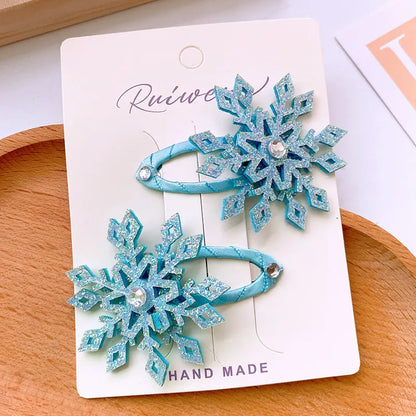 Kid'S Classic Style Korean Style IG Style Snowflake Hair Clip