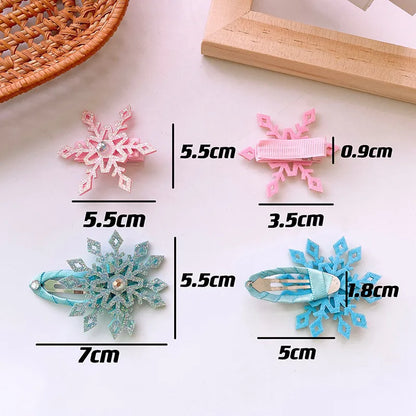 Kid'S Classic Style Korean Style IG Style Snowflake Hair Clip