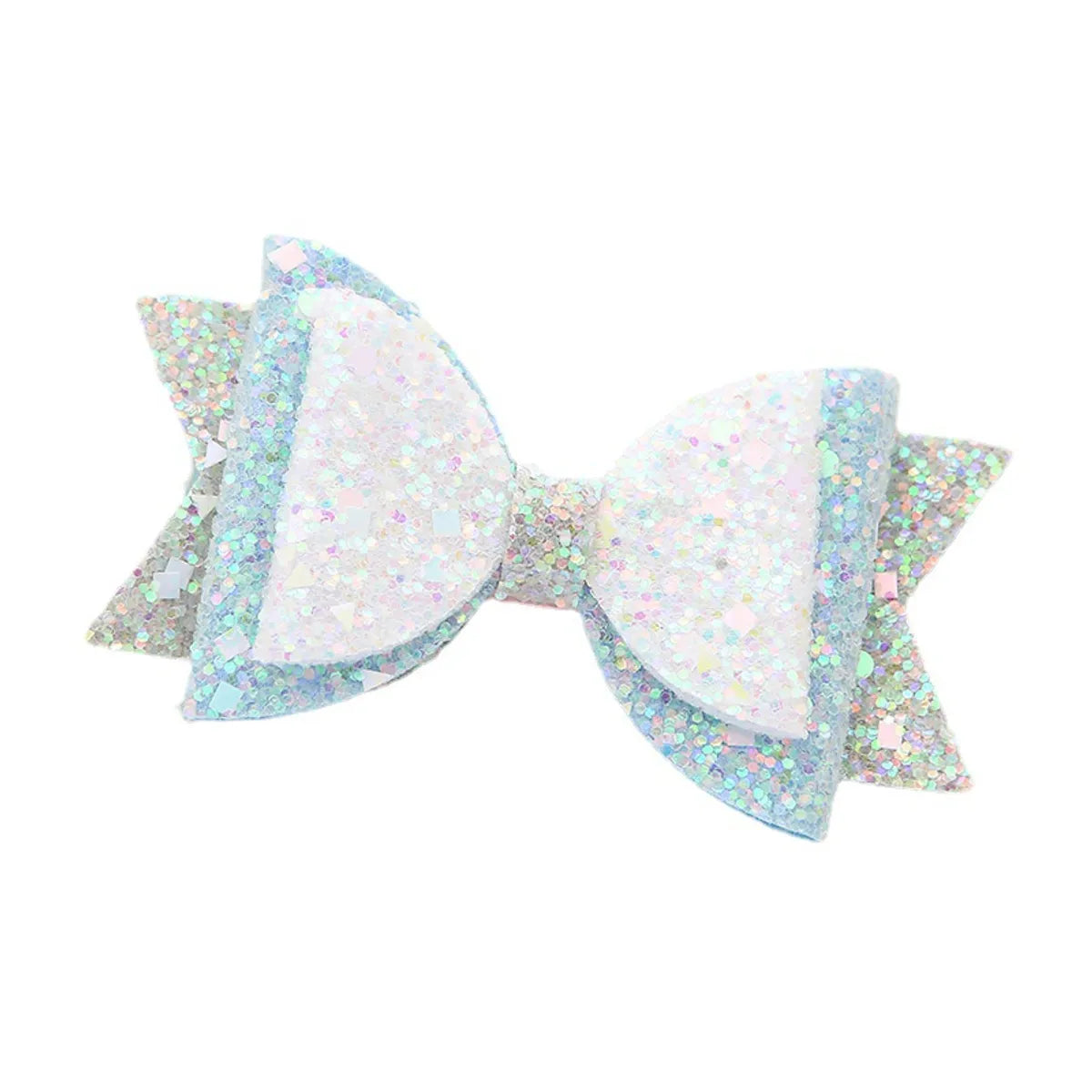 Kid'S Princess Bow Knot Great Sequins Hair Clip