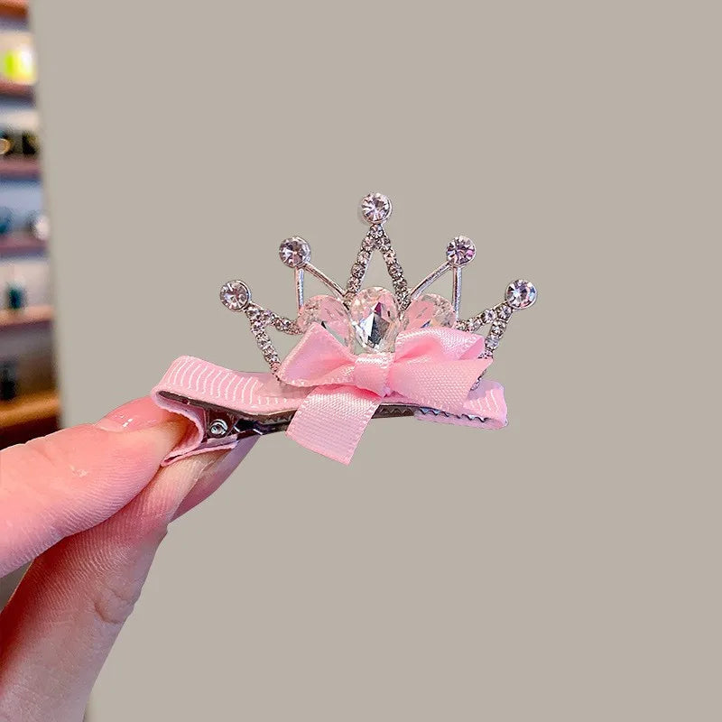 Kid'S Princess Cute Crown Rhinestone Hair Clip