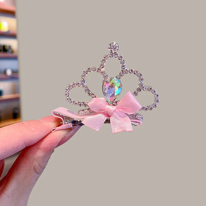 Kid'S Princess Cute Crown Rhinestone Hair Clip