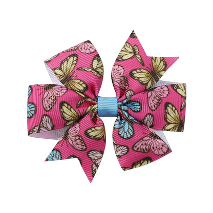 Kid'S Sweet Bow Knot Daisy Polyester Hair Clip