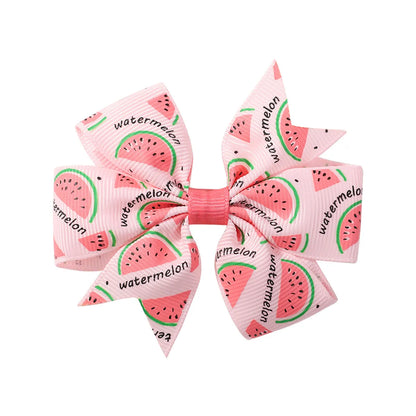 Kid'S Sweet Bow Knot Daisy Polyester Hair Clip