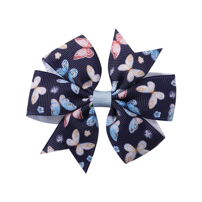 Kid'S Sweet Bow Knot Daisy Polyester Hair Clip