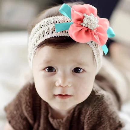 Kid'S Sweet Flower Cloth Hair Band