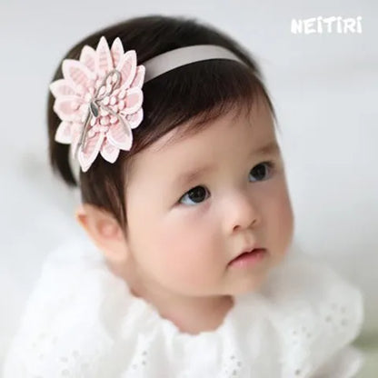 Kid'S Sweet Flower Cloth Hair Band