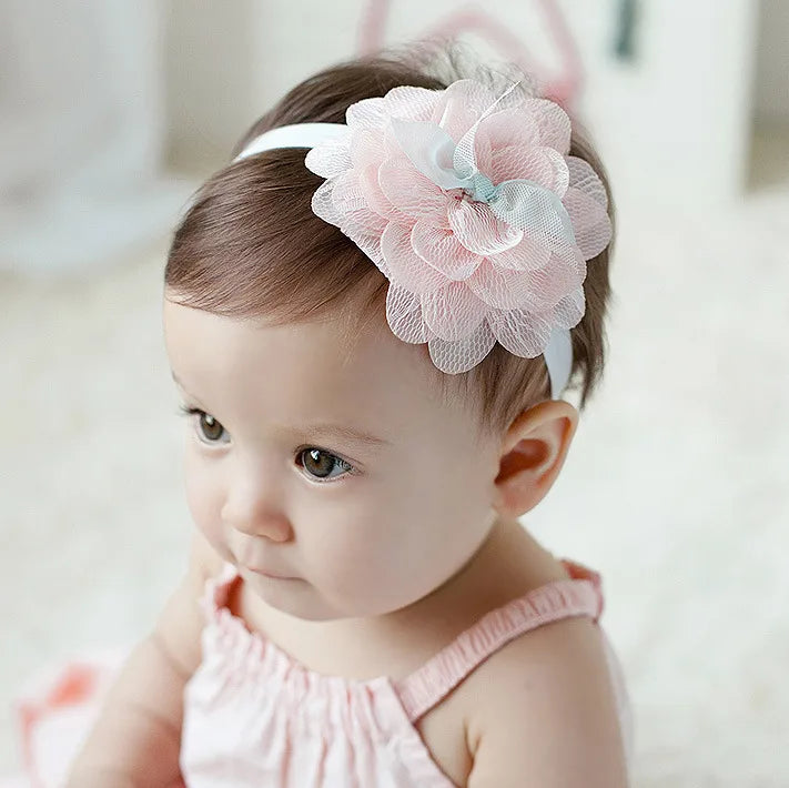 Kid'S Sweet Flower Cloth Hair Band