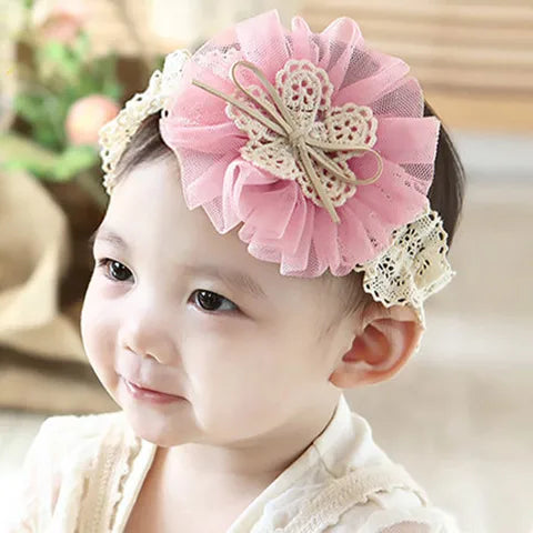 Kid'S Sweet Flower Cloth Hair Band