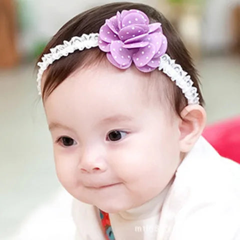 Kid'S Sweet Flower Cloth Hair Band