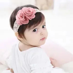 Kid'S Sweet Flower Cloth Hair Band