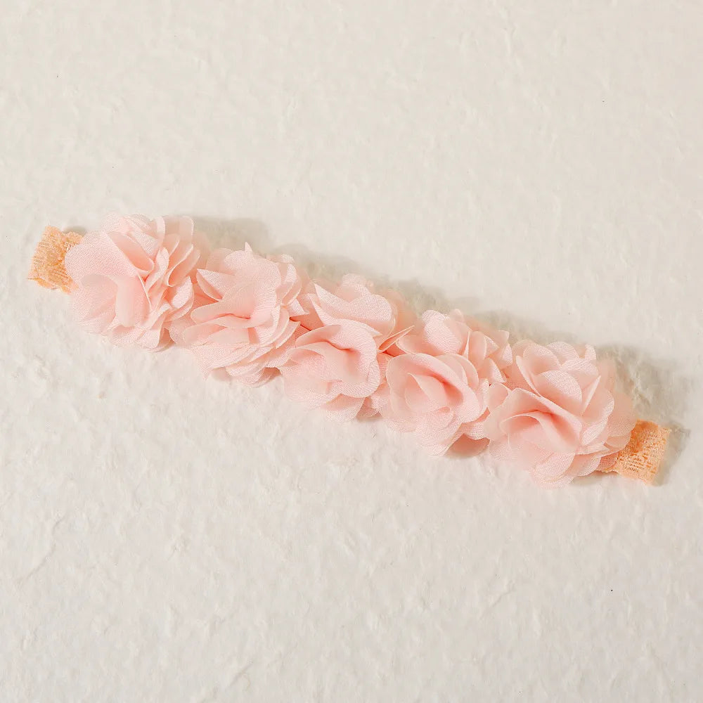 Kid'S Sweet Flower Cloth Hair Band