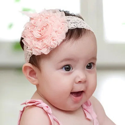 Kid'S Sweet Flower Cloth Hair Band