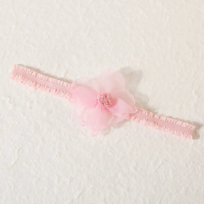 Kid'S Sweet Flower Cloth Hair Band