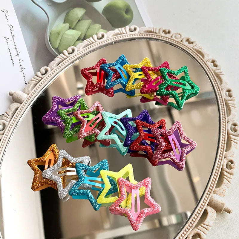 Kid'S Y2K Simple Style Star Alloy Hair Clip