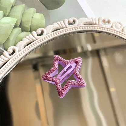 Kid'S Y2K Simple Style Star Alloy Hair Clip