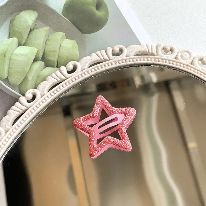 Kid'S Y2K Simple Style Star Alloy Hair Clip