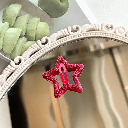 Kid'S Y2K Simple Style Star Alloy Hair Clip