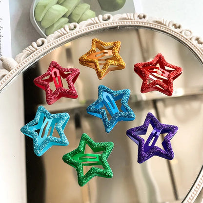 Kid'S Y2K Simple Style Star Alloy Hair Clip