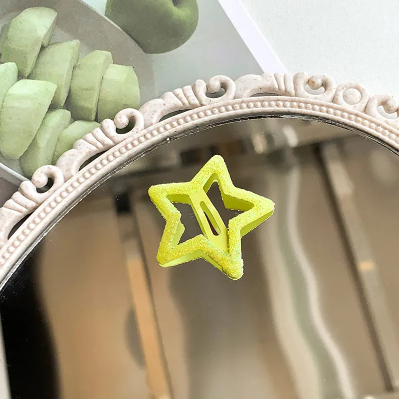 Kid'S Y2K Simple Style Star Alloy Hair Clip