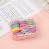 Kids Hair Accessories Set Alloy Rubber Band Electroplated For Little Girls
