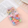 Kids Hair Accessories Set Alloy Rubber Band Electroplated For Little Girls