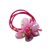 Kids Hair Tie Mesh Flower Mixed Materials Handmade
