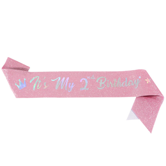 Kids Headband And Shoulder Strap Twopiece Set Glitter Cloth Zinc Alloy Semimanual And Semimechanical