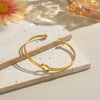 Knotted Ball Bracelet Stainless Steel Jewelry With Electroplating In Internet Celebrity Style