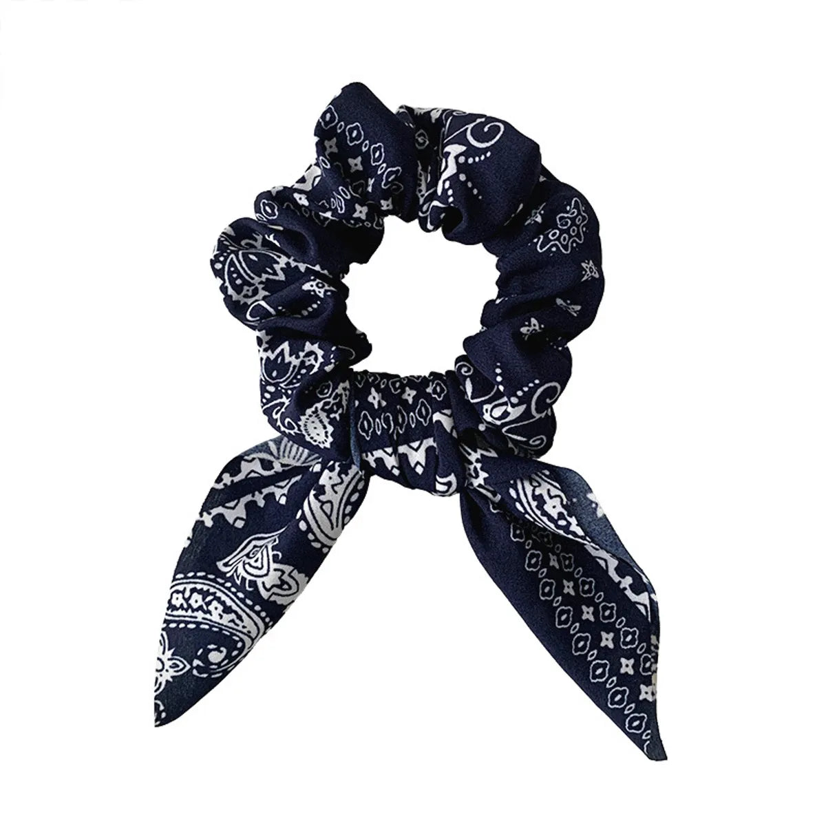 Korea Elegant Cashew Ribbon Hair Scrunchies