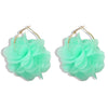 Korea New Fashion Hard Yarn Flower Earrings Exquisite Ear Jewelry Wholesale