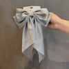 Korean Big Bow Floral Long Ribbon Hairpin Wholesale Gooddiy