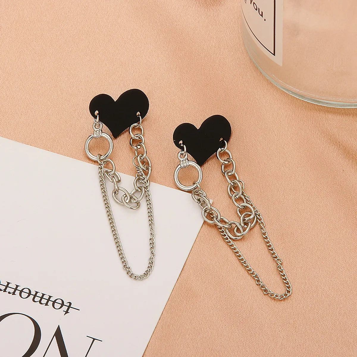 Retro Fashion Heart Plating Alloy No Inlaid Earrings