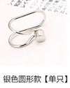 Korean Creative Pearl Earrings Temperament Single Diamond Star Ear Clip U-Shaped Ear Clip Single Set