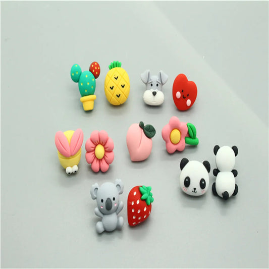 Korean Cute Asymmetrical Resin Earrings