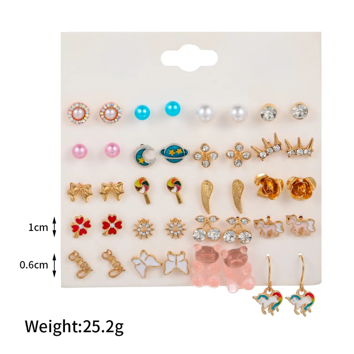 Korean Fashion 20 Pairs Of Earrings Set  Butterfly Earrings Wholesale