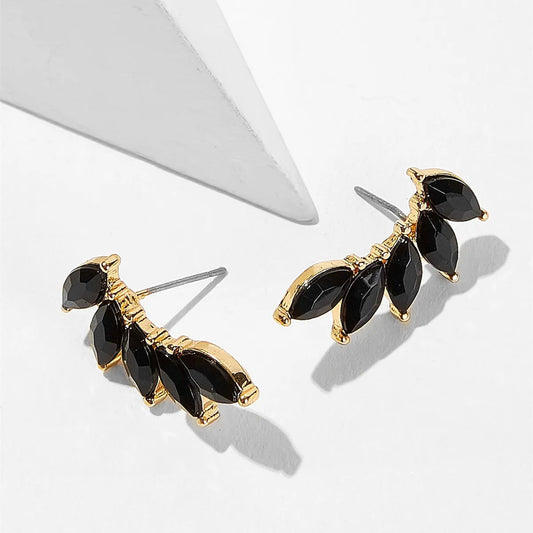 Korean Fashion Creative Geometric Diamond Alloy Earrings