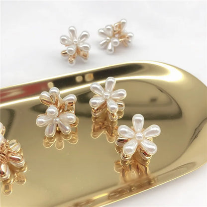 Korean Fashion Pearl Flower Hairpin