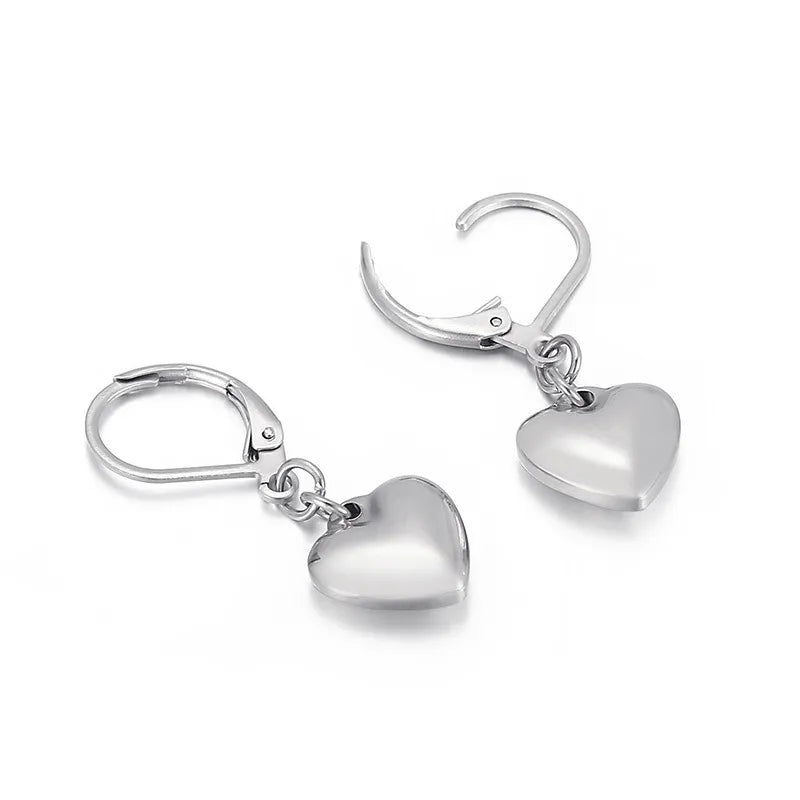 Heart 18K Gold Plated Titanium Steel Wholesale