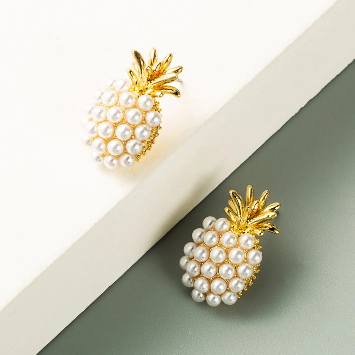 Korean Fashion Pineapple Shape Pearl Earrings