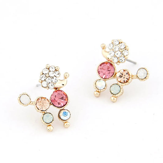 Korean Fashion Princess Dog Temperament Earrings