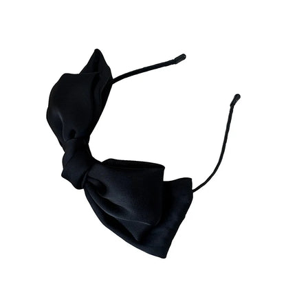 Korean Fashion Simple New Big  Bow Headband Wholesale